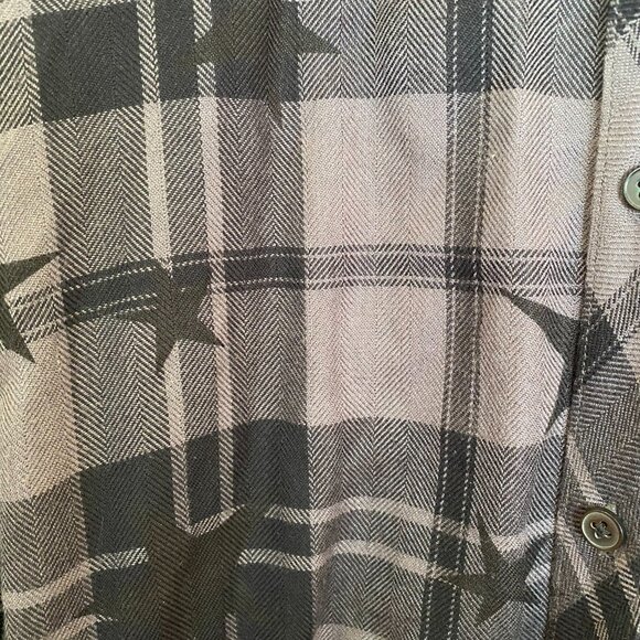 Rails Hunter Shirt Ash Twilight Stars sz M - Picture 7 of 11